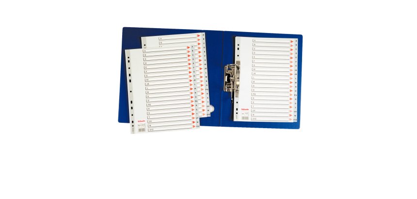 Separatore alfabetico A/Z - PP - A4 - grigio - Esselte