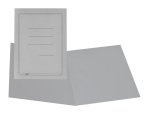 Cartellina semplice con stampa - 145 gr - 25 x 34 cm - grigio - cartoncino manilla - Cartotecnica del Garda - conf. 100 pezzi