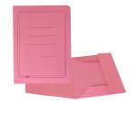Cartellina 3 lembi con stampa - 200 gr - 25 x 33 cm - cartoncino manilla - rosa - Cartotecnica del Garda - conf. 50 pezzi