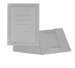 Cartellina 3 lembi con stampa - 200 gr - 25 x 33 cm - cartoncino manilla - grigio - Cartotecnica del Garda - conf. 50 pezzi