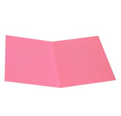 Cartellina semplice - 145 gr - 25 x 34 cm - rosa - cartoncino manilla - Cartotecnica del Garda - conf. 100 pezzi