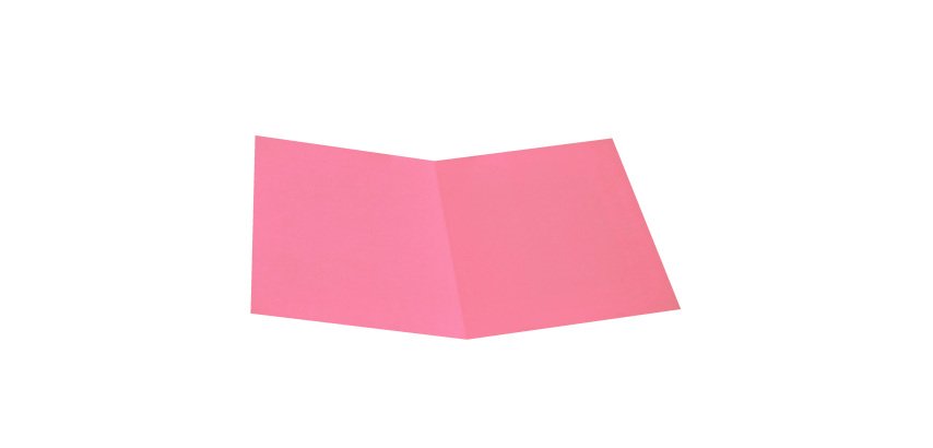 Cartellina semplice - 145 gr - 25 x 34 cm - rosa - cartoncino manilla - Cartotecnica del Garda - conf. 100 pezzi