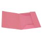 Cartelline 3 lembi - senza stampa - cartoncino Manilla 200 gr - 25x33 cm - rosa - Cartotecnica del Garda - conf. 50 pezzi