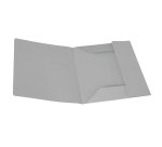 Cartellina 3 lembi - 200 gr - 25 x 33 cm - cartoncino manilla - grigio - Cartotecnica del Garda - conf. 50 pezzi