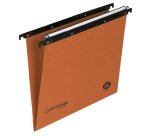 Cartella sospesa Cartesio - cassetto - interasse 33 cm - fondo V - 31,3 x 25 cm - arancio - Bertesi