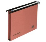Cartella sospesa Cartesio - cassetto - interasse 33 cm - fondo U - 31,3 x 25 cm - arancio - Bertesi