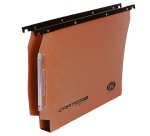 Cartella sospesa Cartesio Eco-logica - armadio - 33 cm - fondo U - 33 x 28 cm - arancio - Bertesi