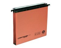 Cartella sospesa Cartesio Plus - cassetto - interasse 33 cm - fondo U - 31,3 x 25 cm - arancio - Bertesi