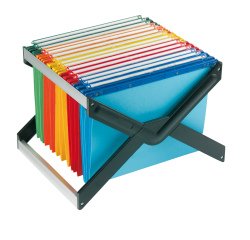 Supporto per cartelle sospese Luxor - con 10 cartelle Joker interasse 33 cm - 41x27,5x32 cm - colori assortiti - Bertesi