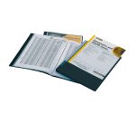 Portalistini personalizzabile Display - 21,5 x 30 cm - 20 buste - nero - Fellowes