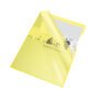 Cartelline a L - PVC - liscio - 21x29,7 cm - giallo cristallo - Esselte - conf. 25 pezzi