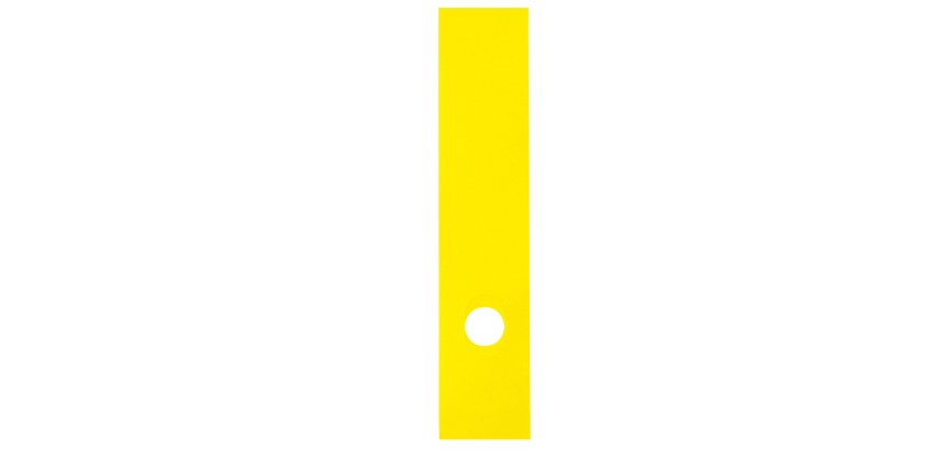 Copridorso CDR P - PVC adesivo - 7 x 34,5 cm - giallo - Sei Rota - conf. 10 pezzi