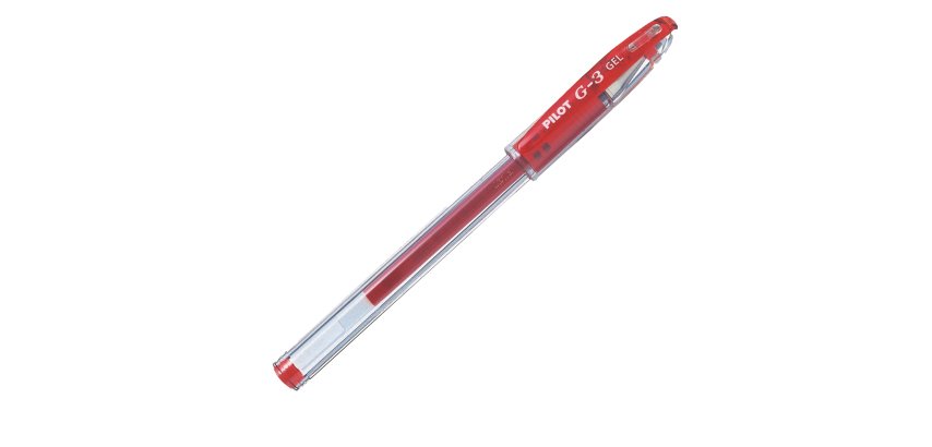 Roller gel G 3 - con cappuccio - punta 0,7mm - rosso - Pilot
