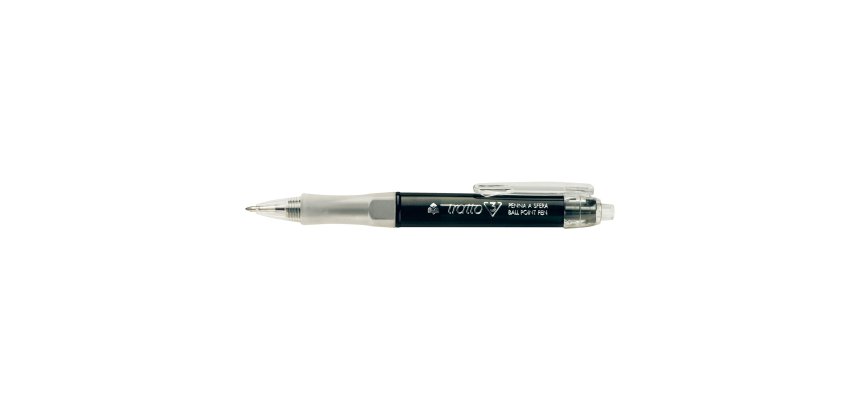 Penna a sfera a scatto Tratto 3 - punta 1,0mm - tratto 0,5mm - nero - Tratto