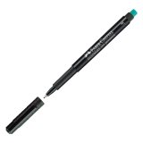 Pennarello Multimark universale permanente con gomma - punta fine 0,6mm - nero - Faber-Castell