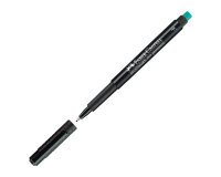 Pennarello Multimark universale permanente con gomma - punta fine 0,6mm - nero - Faber-Castell