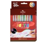Roller gel colorati - colori pastel - Koh.I.Noor - astuccio 10 roller