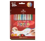 Koh-I-Noor NAGP10F gel pen Capped gel pen Blue, Green, Orange, Pink, Red, Violet, White, Yellow 10 pc(s)