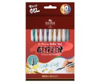 Koh-I-Noor NAGP10S gel pen Capped gel pen Blue, Green, Grey, Orange, Pink, Red 10 pc(s)