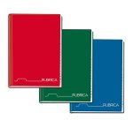 Blasetti Rubriche cartonate writing notebook A4 192 sheets Assorted colours