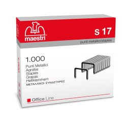 Punti S17 - 23/17 - acciaio - metallo - Romeo Maestri - conf. 1000 pezzi