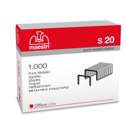 Punti S20 - 23/20 - acciaio - metallo - Romeo Maestri - conf. 1000 pezzi