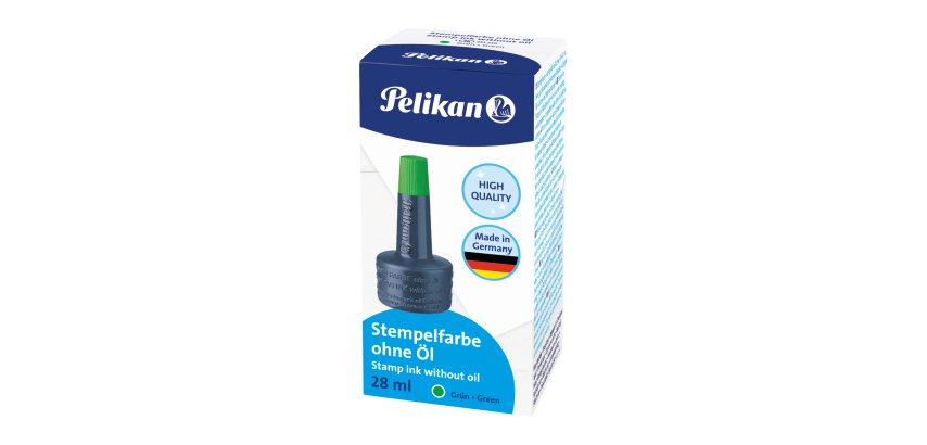 Inchiostro 4k per cuscinetti - senza olio - 28 ml - verde - Pelikan