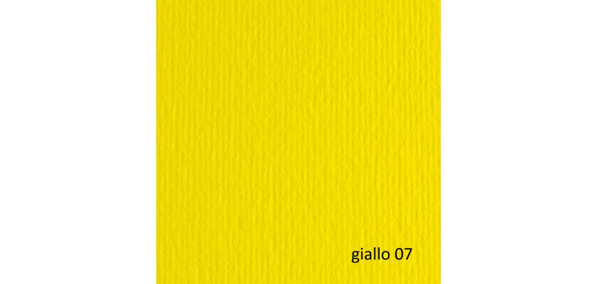 Cartoncino Elle Erre - 50 x 70 cm - 220 gr - giallo 107 - Fabriano - blister 20 fogli
