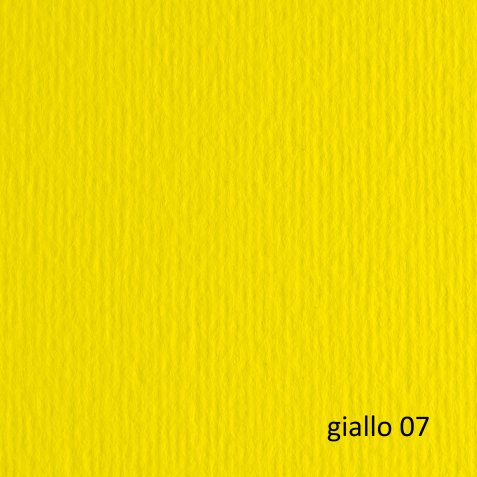 Cartoncino Elle Erre - 50x70cm - 220gr - giallo 107 - Fabriano -  blister 20 fogli