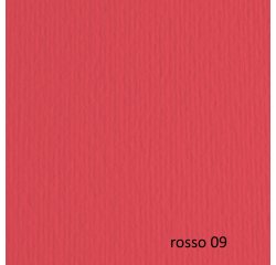 Cartoncino Elle Erre - 50 x 70 cm - 220 gr - rosso 109 - Fabriano - blister 20 fogli