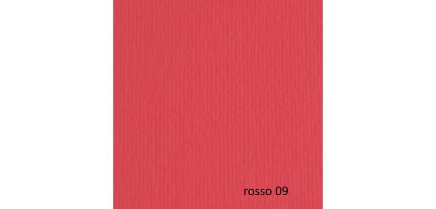 Cartoncino Elle Erre - 50 x 70 cm - 220 gr - rosso 109 - Fabriano - blister 20 fogli
