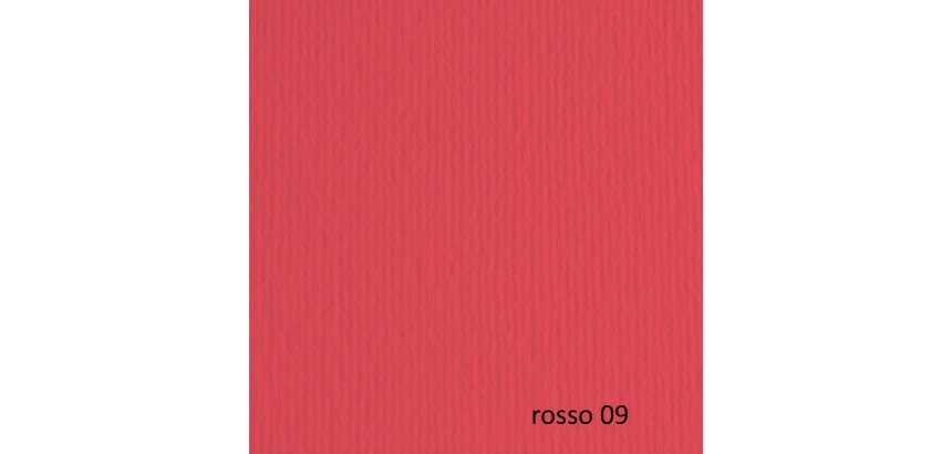 Cartoncino Elle Erre - 50 x 70 cm - 220 gr - rosso 109 - Fabriano - blister 20 fogli