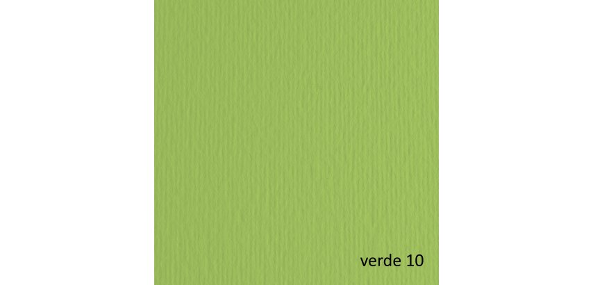 Cartoncino Elle Erre - 50 x 70 cm - 220 gr - verde pisello 110 - Fabriano - blister 20 fogli