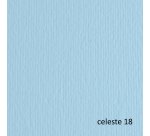 Cartoncino Elle Erre - 50 x 70 cm - 220 gr - celeste 118 - Fabriano - blister 20 fogli
