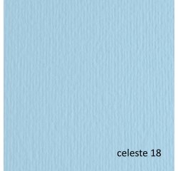 Cartoncino Elle Erre - 50 x 70 cm - 220 gr - celeste 118 - Fabriano - blister 20 fogli