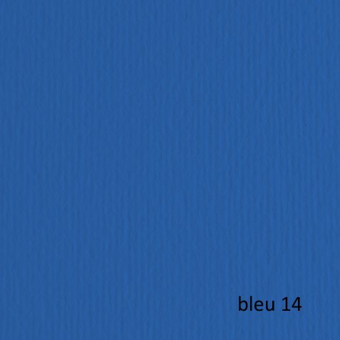 Cartoncino Elle Erre - 50x70cm - 220gr - blu 114 - Fabriano -  blister 20 fogli
