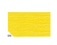 Carta crespa - 50 x 250 cm - 48 gr - giallo 570 - Rex Sadoch - conf. 10 rotoli