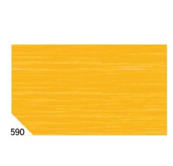 Carta crespa - 50 x 250 cm - 48 gr/m² - arancio 590 - Rex Sadoch - conf.10 rotoli