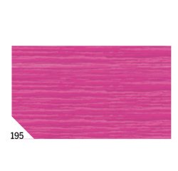 Carta crespa - 50 x 250 cm - 48 gr/m² - fucsia 195 - Rex Sadoch - conf. 10 rotoli