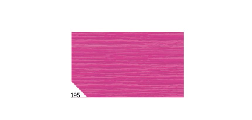 Carta crespa - 50 x 250 cm - 48 gr - fucsia 195 - Rex Sadoch - conf. 10 rotoli