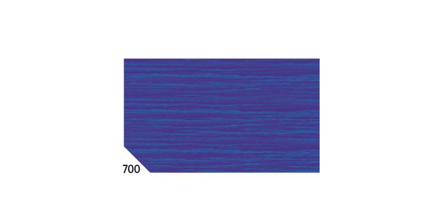 Carta crespa - 50 x 250 cm - 48 gr - blu 700 - Rex Sadoch - conf.10 rotoli