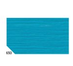 Carta crespa - 50 x 250 cm - 48 gr - turchese 650 - Rex Sadoch - conf.10 rotoli