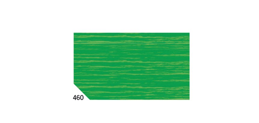 Carta crespa - 50 x 250 cm - 48 gr - verde chiaro 460 - Rex Sadoch - conf.10 rotoli