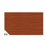 Carta crespa - 50 x 250 cm - 48 gr - marrone 870 - Rex Sadoch - conf.10 rotoli