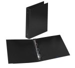 Raccoglitore Europa - 22 x 30 cm - 4 anelli tondi 50 mm - dorso 6 cm - nero - Favorit
