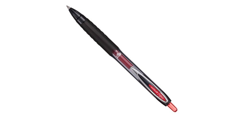 Roller gel a scatto Uni Ball Signo 207 - punta 0,7mm - rosso - Uni Mitsubishi