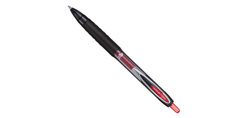 Roller gel a scatto Uni Ball Signo 207 - punta 0,7mm - rosso - Uni Mitsubishi