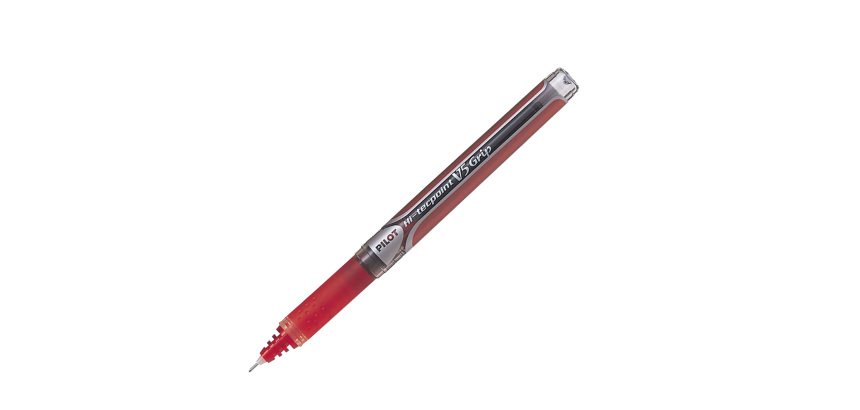 Roller Hi Tecpoint V5 Grip  - punta 0,5mm  - rosso - Pilot