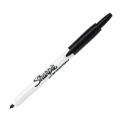 Sharpie Fine Retractable permanent marker Fine tip Black