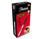 Marcatore permanente fine RT a scatto - punta conica fine 1,0mm - nero - Sharpie